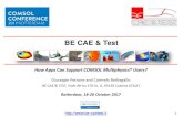 BE CAE & Test€¦ · BE CAE & Test / Traditional CAE activity Flow-chart for “traditional” CAE activities 1. Topics / targets / feasibility study 2. Data transmission (CAD, functional