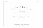 a due, Violino & Viola da gamba, tuben/scores/bxsonop2/... · PDF file 2007. 2. 6. · Preface This is a transcription of VII Sonate a due, Violine & Viola da gamba con Cembalo by