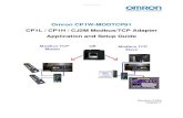 Omron CP1W-MODTCP61 CP1L / CP1H / CJ2M Modbus/TCP  · PDF file

Omron CP1W-MODTCP61 CP1L / CP1H / CJ2M Modbus/TCP Adapter Application and Setup Guide Revision 2.00a 7/29/2011