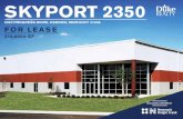 SKYPORT 2350 · 2018. 11. 16. · skyport 2350 2350 progress drive, hebron, kentucky 41048 for lease 316,800± sf exclusively offered by