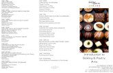 Arts Baking & Pastry · PDF file 2019. 5. 1. · Baking & Pastry Arts 44 MURRAY STREET WOODBROOK/TRINIDAD/W.I T / + 868 628 5928 E / info@thebakingacademytt.com W / UNIT ONE YEAST