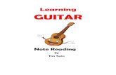 Learning GUITAR...GUITAR Note Reading By Tim Twiss Note Reading & First Note Group Second Note Group Third Note Group & C-5th string/3rd fret D-4th string open E-4th string/2nd fret