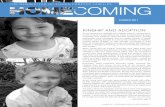 THE NEWSLETTER OF SIERRA FOREVER FAMILIESABOUT HOMECOMING Homecoming is a publication of Sierra Forever Families. Donations and/or correspondence may be sent to: Sierra Forever Families
