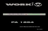 PA1254 MANUAL - Supersonic PA1254 Manual.pdf · Este amplificador de 4 canales ha sido desarrollado para manejar 2 satélites y un subwoofer en instalaciones fijas que requieran un