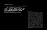 Hacking StereoScopic ViSion: tHe nineteentH- century ...recil.grupolusofona.pt/jspui/bitstream/10437/7733/1/Rod_Bantjes_art… · StereoScopic ViSion: tHe nineteentH-century culture