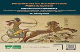 smaek.de · Conference "Perspectives on the Ramesside Military System" Egyptian military activity was very significant during the Ramesside Period of Egypt (Dynasties XIX-XX, 1 310-