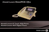 Alcatel-Lucent OmniPCX Officefiles.zont.cz/200002302-4759348533/manual_4028-4029_cz.pdf · Alcatel-Lucent IP Touch 4028 Telefonní sluchátko Konektor pro pøipojení sluchátek,