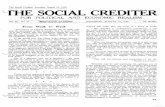 New FOR POLITICAL AND ECONOMIC REALISM 28... · 2019. 9. 18. · The Social Crediter, Saturday, August 16, 1952. ~rHESOCIAL CREDITER FOR POLITICAL AND ECONOMIC REALISM Vol. 28. No.