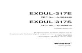 EDP No.: A-384440 EXDUL-317S · 6.5 Memory Area User A, User B, UserLCD1m and UserLCD2m 6.6 Display Register UserLCD Line1, UserLCD Line2 and LCD Contrast (EXDUL-317E only) 6.7 Overview