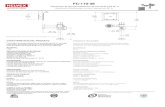FC-110-38 - Tina de baño|Griferia|Bidet|Lavabo|Fluxometro ... · FC-110-38 Fluxómetro de Sensor Electrónico de Corriente para W. C. Electronic Flushometer Current Sensor for W.