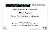 Mechanical Vibrations Misc Topics Base Excitation & Seismicfaculty.uml.edu/pavitabile/22.457/ME22457_Misc_042103... · 2003. 4. 22. · 22.457 Mechanical Vibrations - Misc Topics