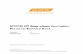 MT6735 LTE Smartphone Application Processor Technical Briefdroiddevice.ru/download/datasheets/MT6735.pdf · 2018. 1. 11. · MT6735 LTE Smartphone Application Processor Technical