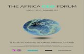 Une plateforme exceptionnelle de rencontre. Un outil ... · PDF file Associé à la communication du africa ceO fOruM, vous bénéficierez d’une visibilité hors pair et serez mis