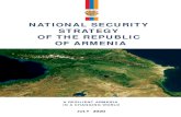 NATIONAL SECURITY STRATEGY OF THE REPUBLIC OF ARMENIA and defense/Armenia 2020... · Armenian living a thousand years from now with the Armenian who lived a thousand years ago. ...