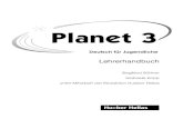 684-Planet 3 Lehrerhandbuch 1:684-Planet 3 Lehrerhandbuch 1Lehrerhandbuch Deutsch für Jugendliche Planet 3 Siegfried Büttner Gabriele Kopp unter Mitarbeit der Redaktion Hueber Hellas