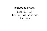 NASPA Official Tournament Rules - SCRABBLE Players2012/06/16  · NASPA Rules 2012-06-27 v Acknowledgments These updated June 2012 rules were compiled, reviewed, and agreed upon by