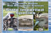 STATE IMPERILED SPECIES - Florida Department of ... · In 2013, the Florida Legislature created Section 570.94, F.S., which authorizes the Florida Department of Agriculture and Consumer