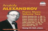 ANATOLY ALEXANDROV: PIANO MUSIC, VOLUME TWO · Alexandrov’s prolific output contains two symphonies, a piano concerto, five operas (one of them for children), four string quartets
