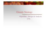 Introduction to Algorithm Analysis - Nanjing UniversityArticulation Points and Biconnectedness Biconnected Component Algorithm Analysis of the Algorithm Greedy Strategy Optimization