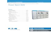 Power Xpert XGIS gas-insulated medium-voltage switchgear ... · Eaton’s Power XpertT XGIS gas-insulated metal-enclosed switchgear is an integrated assembly of SF6 pressurized tanks,