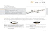 Cubis® II - pim- · PDF file Cubis® II The modular weighing system Cubis® II can be individually configured from different components. The combinability of the display unit, weighing