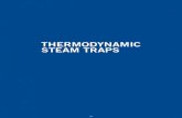 THERMODYNAMIC STEAM TRAPS - Spence Engineering Traps/D353… · THERMODYNAMIC STEAM TRAPS SPECIFICATION Steam trap shall be of a thermodynamic capsule design. The body shall be of