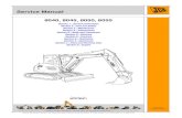 JCB 8055RTS Mini Crawler Excavator Service Repair Manual SN 2060250