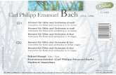 Classical Music - Streaming Classical MusicCarl Philipp Emanuel Bach (1714-1788) 51 048 LC 10137 ODD DIGITAL RECORDING CD I CD 2 Konzert für Flöte und Orchester d-moll Concerto for