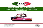 USER MANUAL...Page 8/23 SIDE SHIFT FLAIL MOWER | User manual November 2019 • Replace the flail mower blades on time to guarantee imbalance and low flail mowing capacity are prevented.