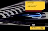 Allianz Insurance plc Complete Professional Indemnity · Complete Professional Indemnity Miscellaneous Policy Wording Thank you for choosing Allianz Insurance plc. ... negotiable