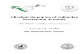 Ultrafast dynamics of collective excitations in solidswolf/femtoweb/workshop/heraeus...Ultrafast quantum kinetics of elementary interactions in semiconductors P. Leitenstorfer (Universität