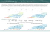 County Report Clinton County New York · Sex Clinton County New York National National rank % change 1996-2012 Female 17.4 16.2 17.9 454 -33.4 Male 21.8 19.7 22.2 539 -21.3 prevalence
