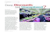 opinion Deep Discounts Unexplored - Wazir Retail; April 2011; Deep...example of Ghari detergent, ‘Moov’, or even ‘Shakti Bhog’ (wheat flour, gram flour etc); all these brands