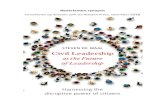 Synopsis NL Civil Leadership as the Future of Leadership ... Dit essay probeert te bereiken dat de ene