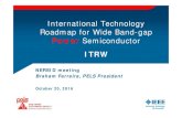 International Technology Roadmap for Wide Band-gap · 10/20/2016  · Wide Band-gap devices: the driving force to the next electronic industry. Wide band-gap devices are highly suitable