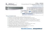 PSL-3000 - Ewe AB Product... · 2016. 9. 8. · The PSL-3000 may be configured with 2 to 24 test ports, or with a fixed 24 test ports (PSL-3024) to further reduce per-port cost. Unlike