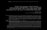 Tras los pasos de Verón… Un acercamiento a las nuevas ... · (Eliseo Verón, 2004: 11) 1. Escribir sobre Eliseo Verón El acto de escribir un texto para un volumen de homenaje