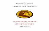 New Seventeenth Annual LION STAMPEDE · 2019. 9. 9. · Andy’s Frozen ustard, Jack’s Kettle orn, & otton andy outside 5th grade 5:30 pm - 7:30 pm Raffles, Silent Auction, & Mr.