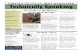 FORSYTH TECH’S STUDENT NEWSPAPER Technically Speaking · Thanksgiving Holiday and Winter Break just around the corner. Thank you for picking up the latest issue of Technically Speaking!