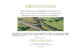 A50 GROWTH CORRIDOR PROJECT A A522 UTTOXETER ......4 2.2 The A50 Growth Corridor scheme is located to the north of the town of Uttoxeter, within Staffordshire in the administrative