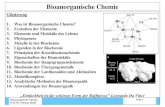 Bioanorganische Chemie - fh-muenster...2020/04/15  · 14. Anwendungen der Bioanorganik „Einfachheit ist die schönste Form der Raffinesse" Leonardo Da Vinci Bioanorganische Chemie