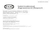 International Agreement Report · 2015. 4. 24. · NUREG/IA-0409 . International . Agreement Report. Post-Test Calculation of the . ROSA/LSTF Test 3-1 Using . RELAP5/Mod3.3 . Prepared