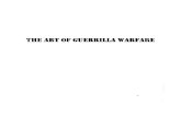 art of guerrilla warfare fixed - Stop Fossil Fuels Art of... · Objectives of guerilla warfare. strik the The whol? Rrt of guerilla warfare in enemy where he least ex-pëcts lit.,