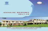 annual report 2017-18ANNUAL REPORT AND ACCOUNTS 2017-18,e,l,ebZ&çkS|ksfxdh fodkl dsUæ] vkxjk ¼dsUæh; iknqdk çf'k{k.k laLFkku] vkxjk½ MSME-TECHNOLOGY DEVELOPMENT CENTRE, AGRA