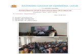 DAYANAND COLLEGE OF COMMERCE, LATURdcomm.org/wp-content/uploads/2019/05/1.3.1-Gender-Equality.pdf · 01/05/2019  · DAYANAND COLLEGE OF COMMERCE, LATUR 7.1.1 Gender Equality Activity