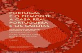 New PORTUGAL XX XVIII XII XX E O PIEMONTE: XVIII · 2014. 12. 3. · Religiosa (UCP). A sua área de investigação é a história social de Portugal nos séculos XVIII a XX. Entre