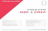 use FREEZER care - Frigidairemanuals.frigidaire.com/prodinfo_pdf/Anderson/A12735803en.pdfFrigidaire.com USA 1-800-374-4432 Frigidaire.ca Canada 1-800-265-8352 use & care FREEZER A12735803