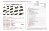 INSTRUCTION MANUAL · 9 wires (120mm long) for power pick-up, motor and 4 function outputs. MX600, with 8-pin plug as per NEM652 on 70mm wires. Wie MX600, with 12 pin PluX connector