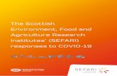 The Scottish Environment, Food and Agriculture Research ... institutes response... · Office for handling HG3 and Schedule 5 patho-gens (pathogens as subject in the Anti-terrorism,