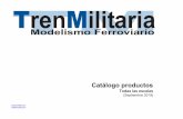TM-TrenMilitaria, Catalogo productos Septiembre 2019 · Catálogo productos Todas las escalas (Septiembre 2019)  info@trenmilitaria.com